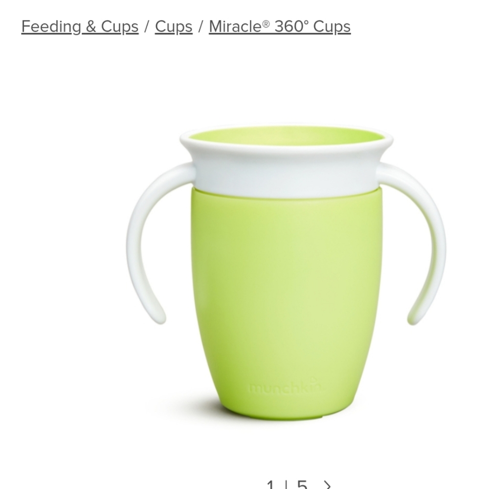 (2) Munchkin Miracle 360 drinking cup